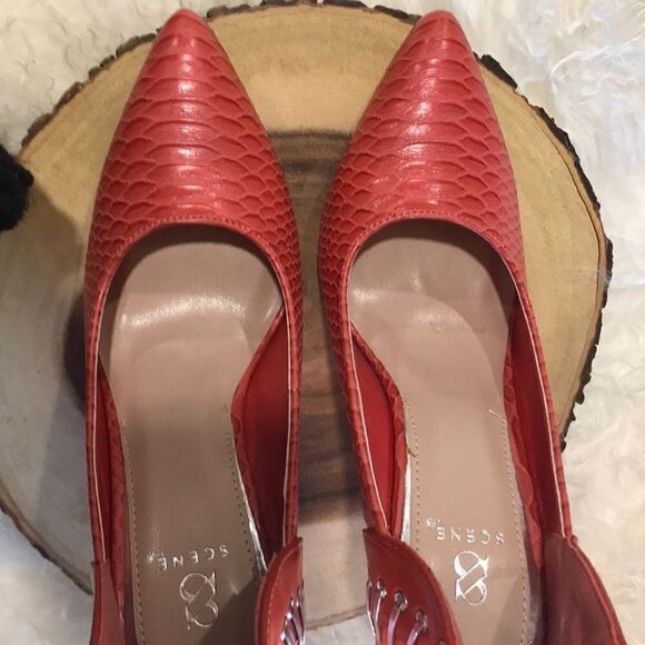 Leather and Suede High Heel Shoes‎ - Picture 6 of 7